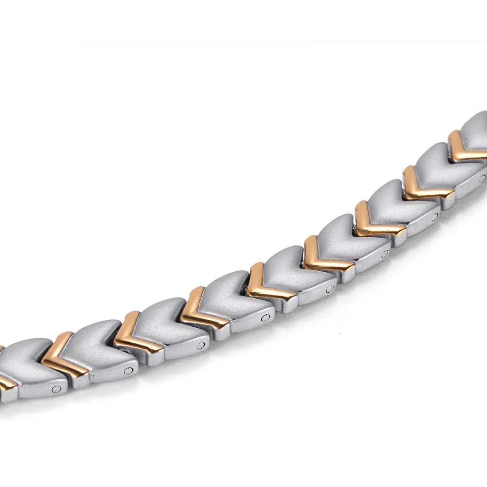 Браслет Rainso Titanium Health Power для женщин ювелирные изделия с 4 элементами магнитные
