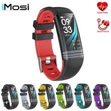 Good Health Bracelet Steady Coronary heart Charge Monitor Blood Strain Health Tracker Shade Display screen Good Watch Males Ladies