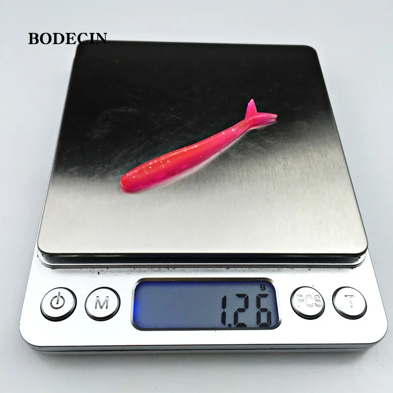 12pcs Fishing Lure Tiddler Baits Lures Double Forked Tail Soft Silicone Lure Fish Tackle Shad Pesca Plastic Swimbaits 63mm 1 (9)