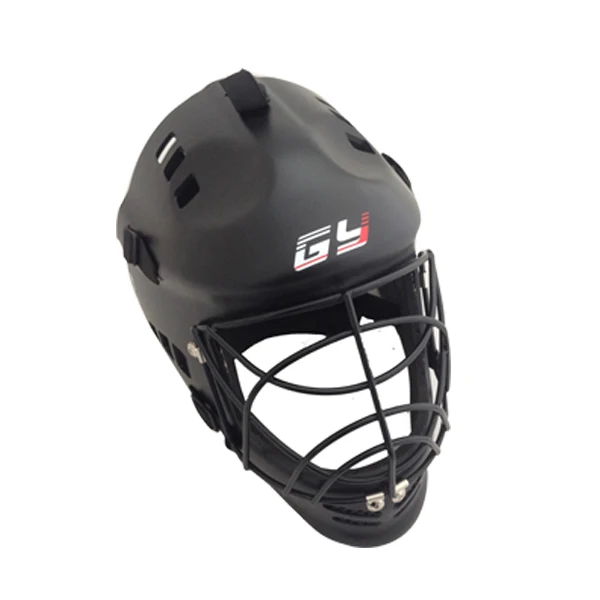 GY New Type Black Hockey Helmet Applying For Field Hockey And Street