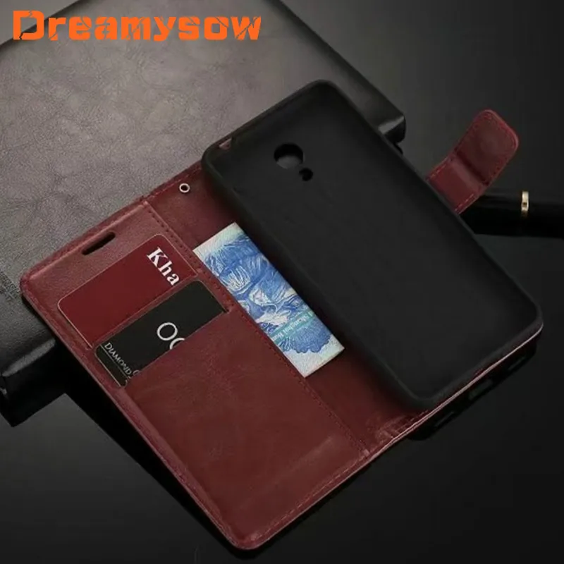 

For Meizu M5S M5 Note flip leather case For Meizu M6 Note Wallet PU case with card holder for MeiZu M5 mini/M5s M5C M3 Mini A5