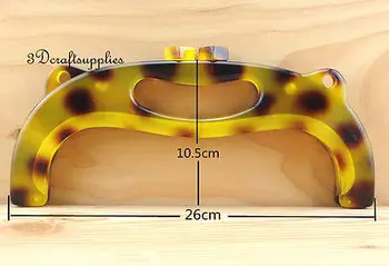 

Purse frame 10 inch x 4 inch ( 26 cm x 10.5 cm ) Acrylic Resin Y10