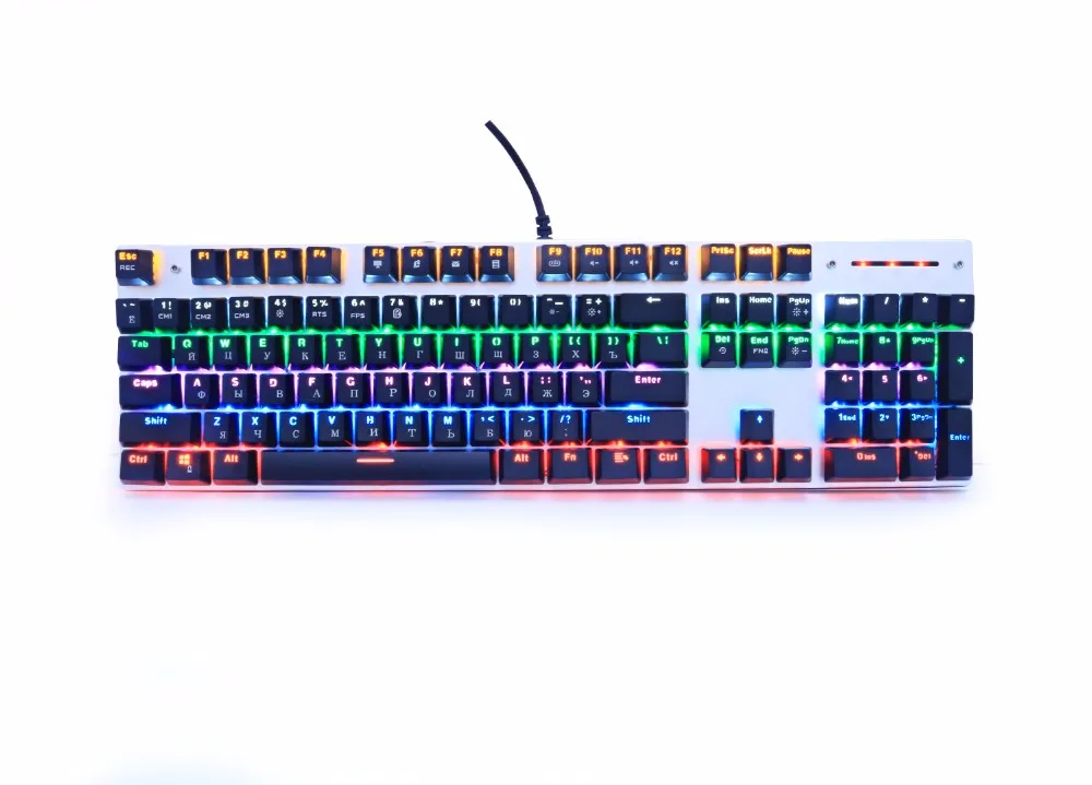 Игровая механическая клавиатура ZUOYA, синий переключатель, RGB/Mix, подсветка, клавиатуры, USB, проводная, русская/США, для геймера, ПК