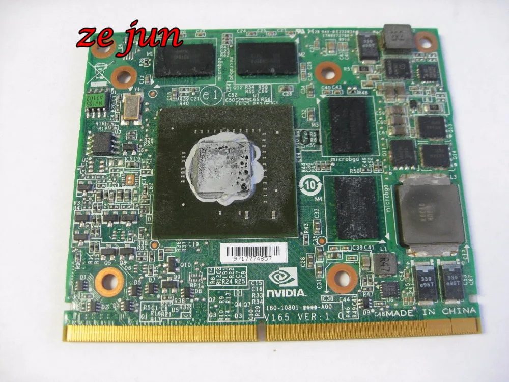 GT130M GT 130M VG.10P06.002 N10P-GE1 1G DDR3 Graphic Vedio Card For 5739G 5935G 7738G GT130M 100% Tested OK