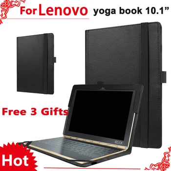 

Case for Lenovo Yoga Book 10.1, Magnetic pu Leather Stand Protective Cover for Lenovo Yoga Book 10.1'' Tablet +Screen Protector