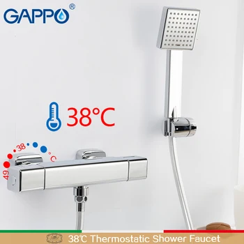 

GAPPO Shower faucet bathroom faucet mixer waterfall bath taps bath shower thermostatic wall mounted shower faucet sets