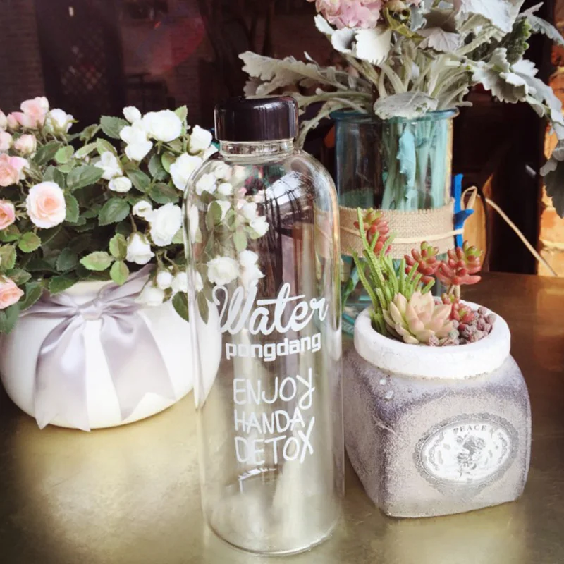 

The New Large Capacity Glass Cup Creative Gifts Round Temperature Both Men and Women Solid Drinking Glass with C1181 f