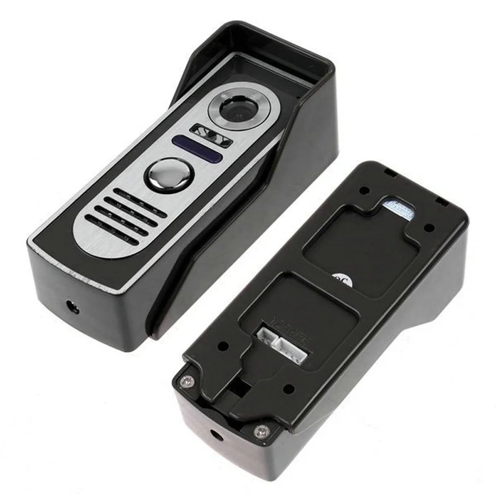 

7 inch Video Door Phone Doorbell Handfree Intercom Kit 2-camera 1-monitor Night Vision Support Electric lock-control NG4S