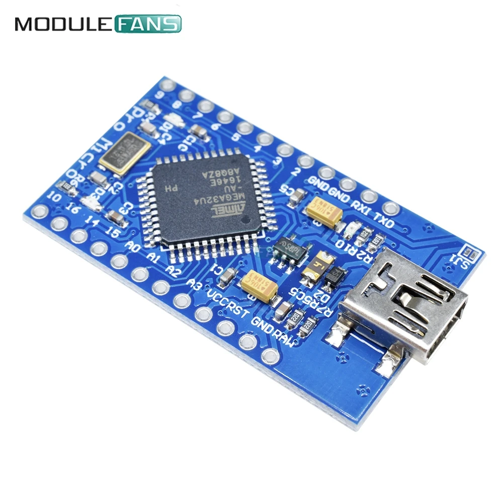 Модуль платы Mini USB ATmega32U4 Pro Micro 5 в 16 МГц для Arduino Leonardo ATMega 32U4 контроллер Pro-Micro замена Pro Mini