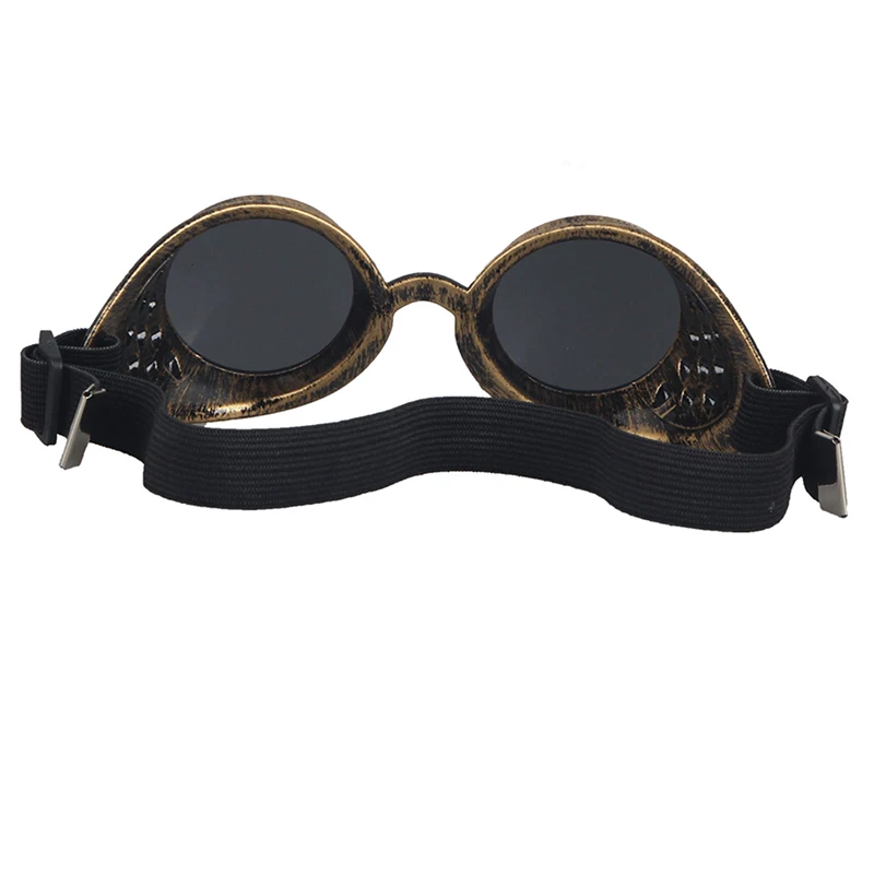 Очки солнцезащитные унисекс в желтой оправе винтажном стиле|glasses cosplay|steampunk