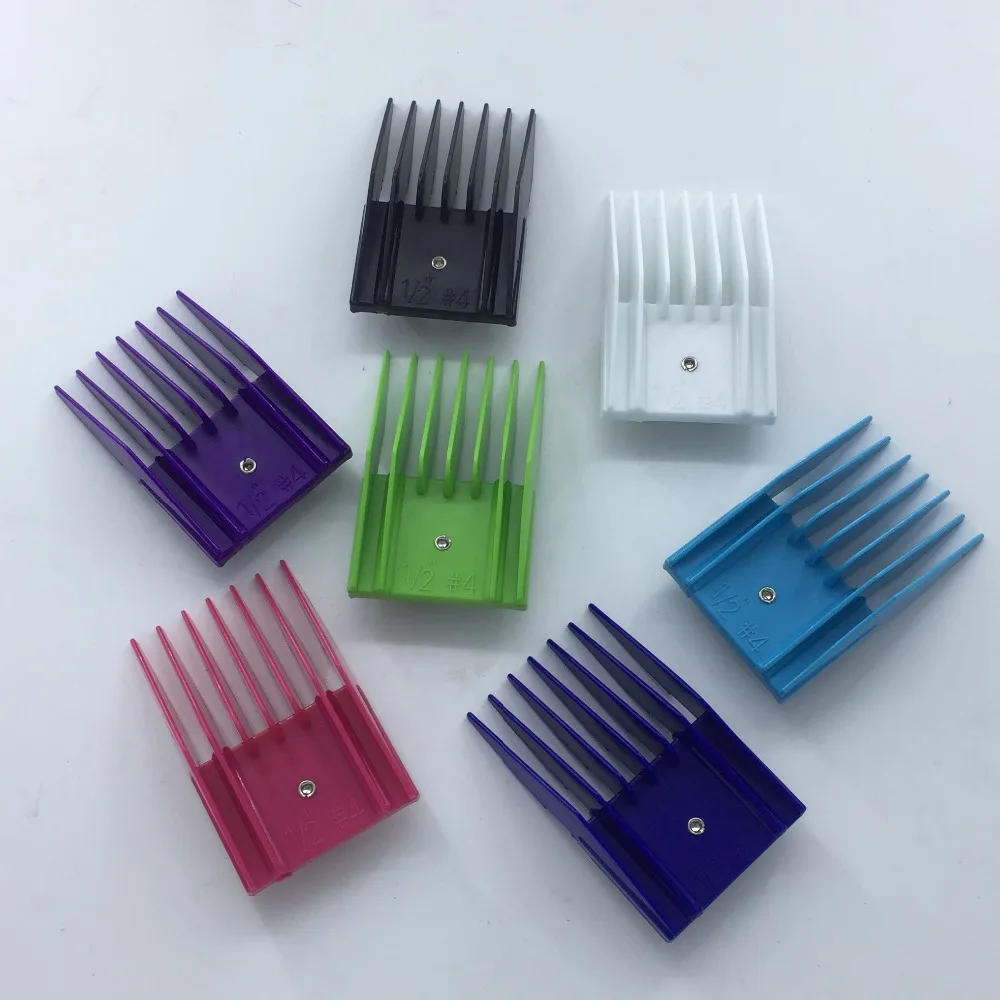 Koop Gratis Verzending 4 stks set Pet Clipper Blade Attachment gids Kam Standaard Size Geschikt Voor Oster A5 Blade