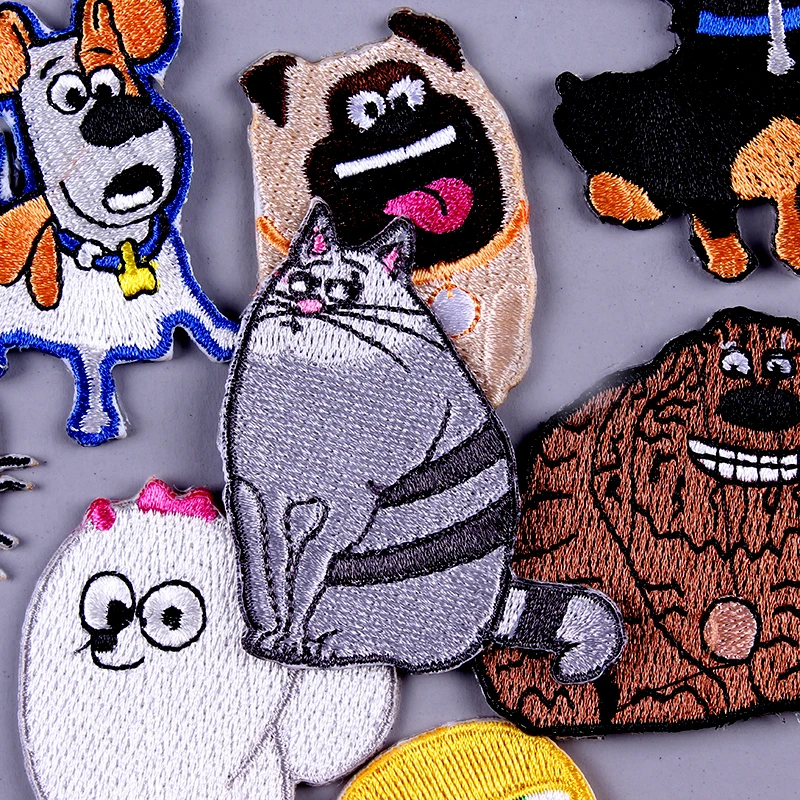 

Cartoon Anime Patches DIY Embroidered Patches For Clothing Cute Cartoon Patch Iron on Patches For Clothing Kids Patch Applique F