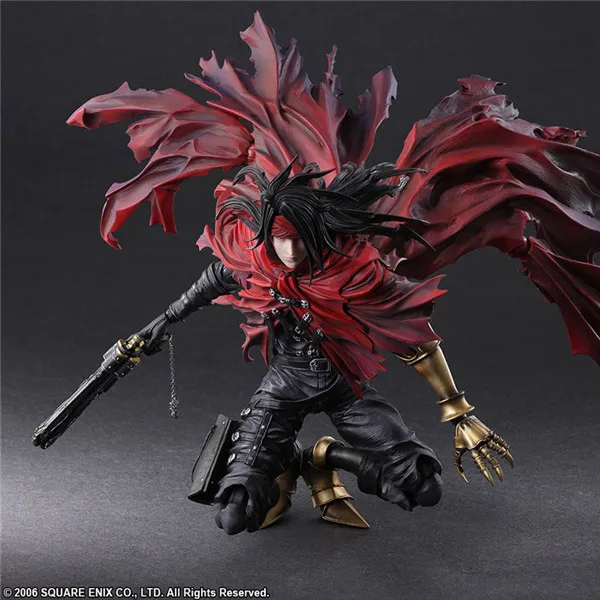 Kai PA Play Arts Dirge of Cerberus Final Fantasy 7 Vincent Felhunter Коллекционная Фигурка модель игрушки