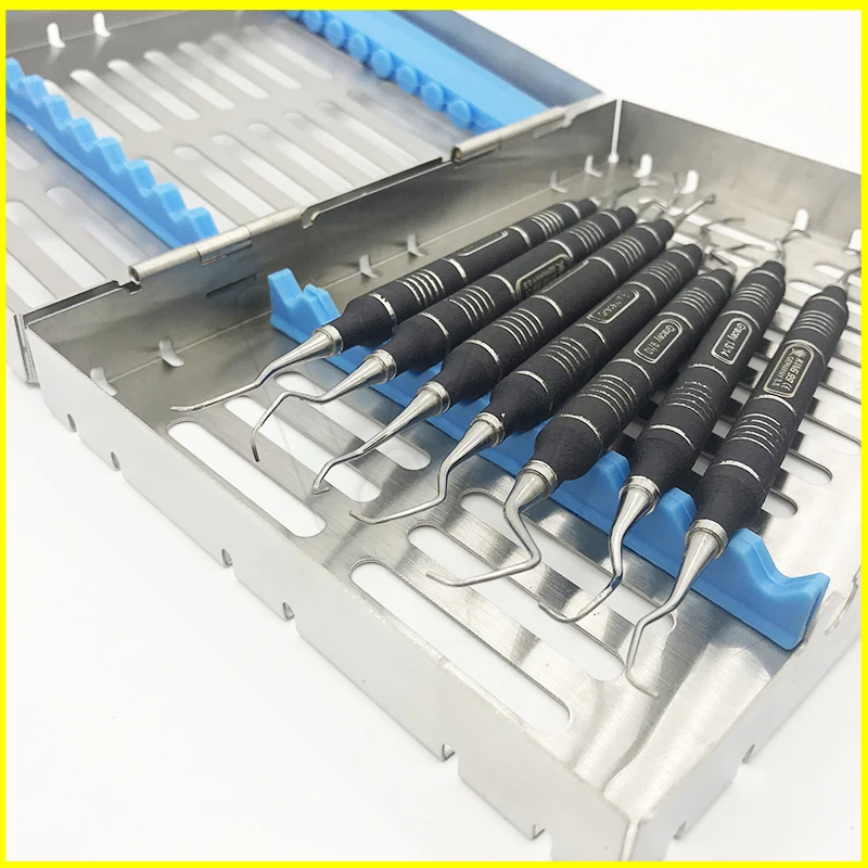 

Dental appliance Dental implant scraper Subgingival calculus to remove periodontal Oral dental tools 7 pcs