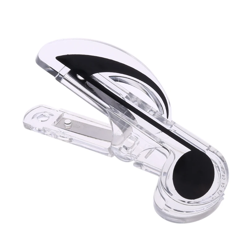

1PC Plastic Musical Book Note Clip Piano Music Book Page Clip Treble Clef Clip