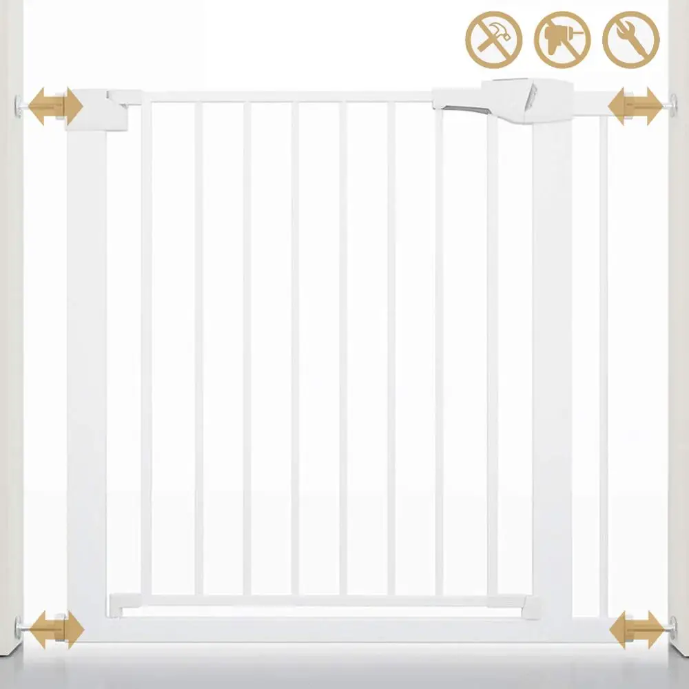 Железные ворота безопасности для детей барьер лестница удобный дизайн забор