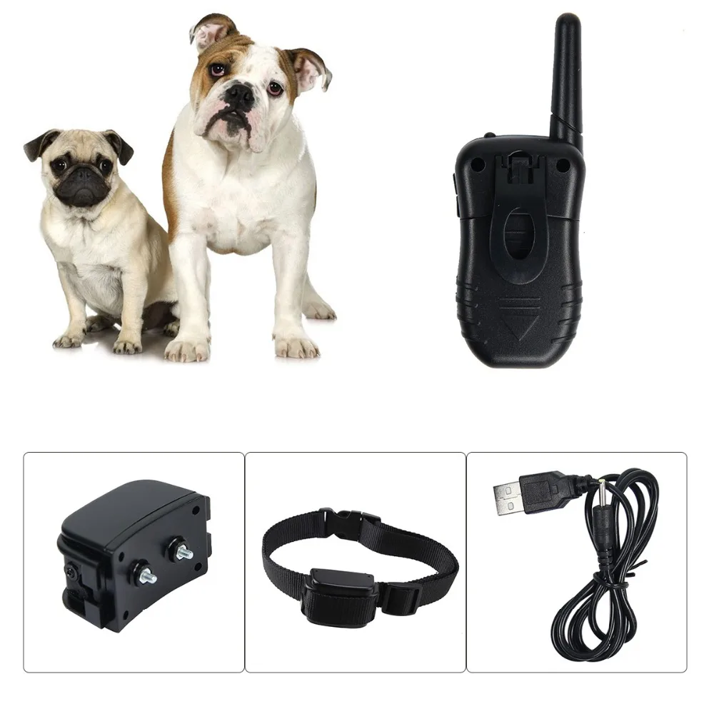 

Creative Waterproof Rechargeable LCD Control Pet Dog Training Collar+Charger