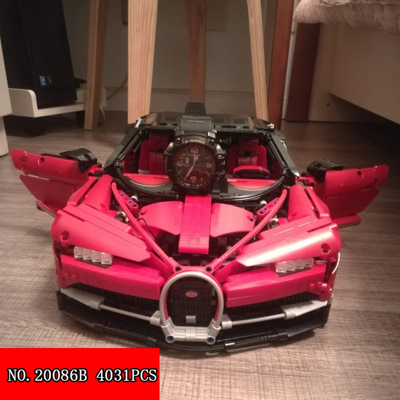 

Lepin New Happy Spelling Red Sports Car Bugdie Assembling Spelling Insert Building Block Alpinia Oxyphylla Toys 20086B 4031pcs