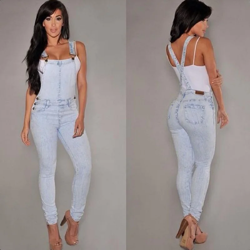 full body denim jumpsuit
