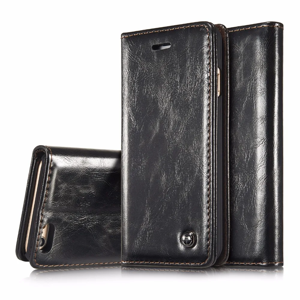 

CaseMe For iPhone 6 6s Luxury Retro Leather Stand Flip Phone Cases Card Slot Wallet Cover Back Case For iPhone 6 / 6S