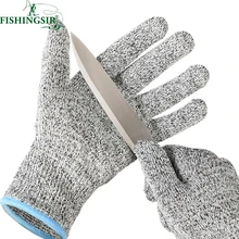 Hunting Fishing Camping Cut Resistant Gloves Winter Soft Anti-slip Gloves Cut Proof Safety Garden Kitchen Working Pesca Tackle