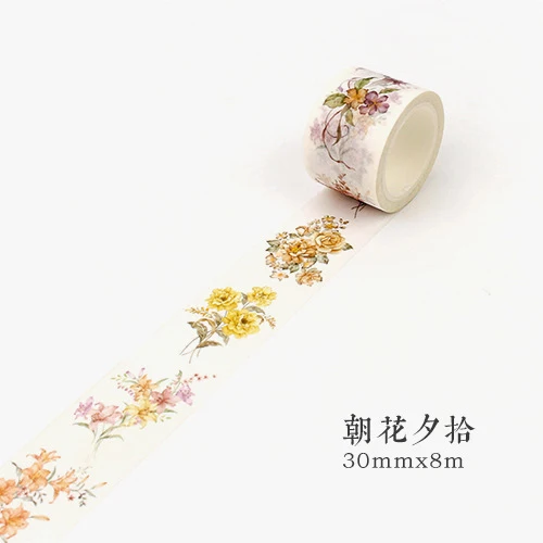 25-35 мм* 8 м цветы chunxiao васи лента DIY украшения Скрапбукинг планировщик изоляционная лента клейкая лента этикетка наклейка канцелярские принадлежности - Цвет: A4