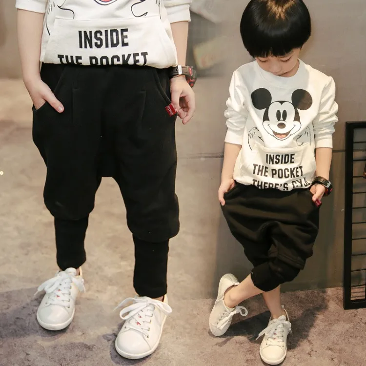 spring new fashion baby harem pants boys Baggy pants children bottoms