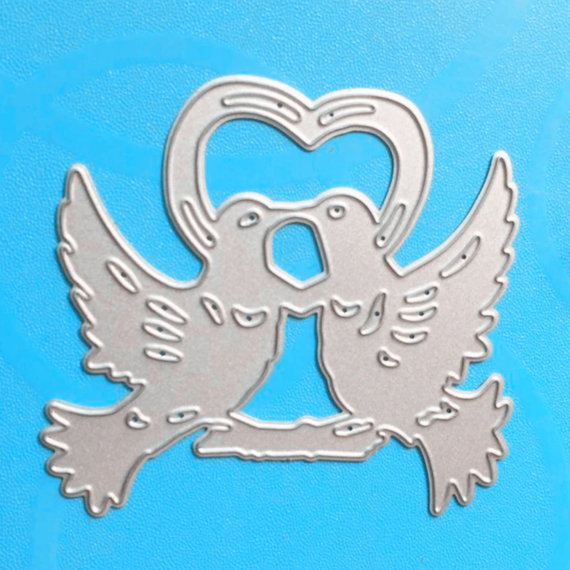 

YLCD925 Love Pigeon Metal Cutting Dies For Scrapbooking Stencils DIY Album Cards Decoration Embossing Folder Die Cutter Tools