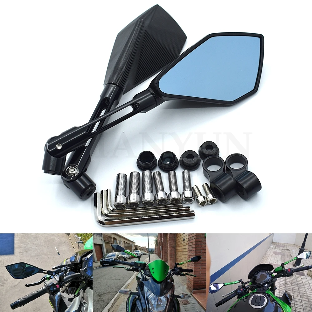 

Universal Motorcycle CNC Aluminum Rearview Mirror Side Mirror Accessories For Ducati Monster M750/M750IE Monster M620 M900