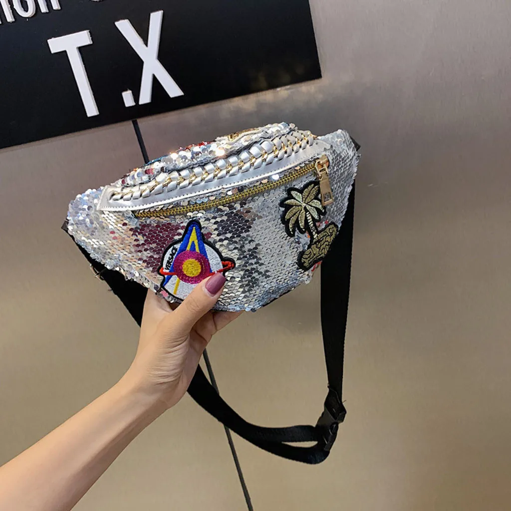 Сумка через плечо для женщин Sac основной Femme Новинка градиентный цвет блестки пакет модная сумка на плечо нагрудные сумки Bolsa Feminina