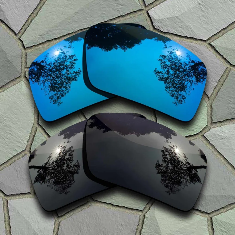 Lenti Di Ricambio Polarizzate Per Occhiali Da Sole Grigi Neri E Blu Cielo Per Oakley Eyepatch 2