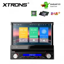 XTRONS Универсальный " Android 9,0 One 1 Din радио автомобильный стерео плеер wifi OBD2 DAB+ USB 1080P gps навигация рулевое колесо без DVD