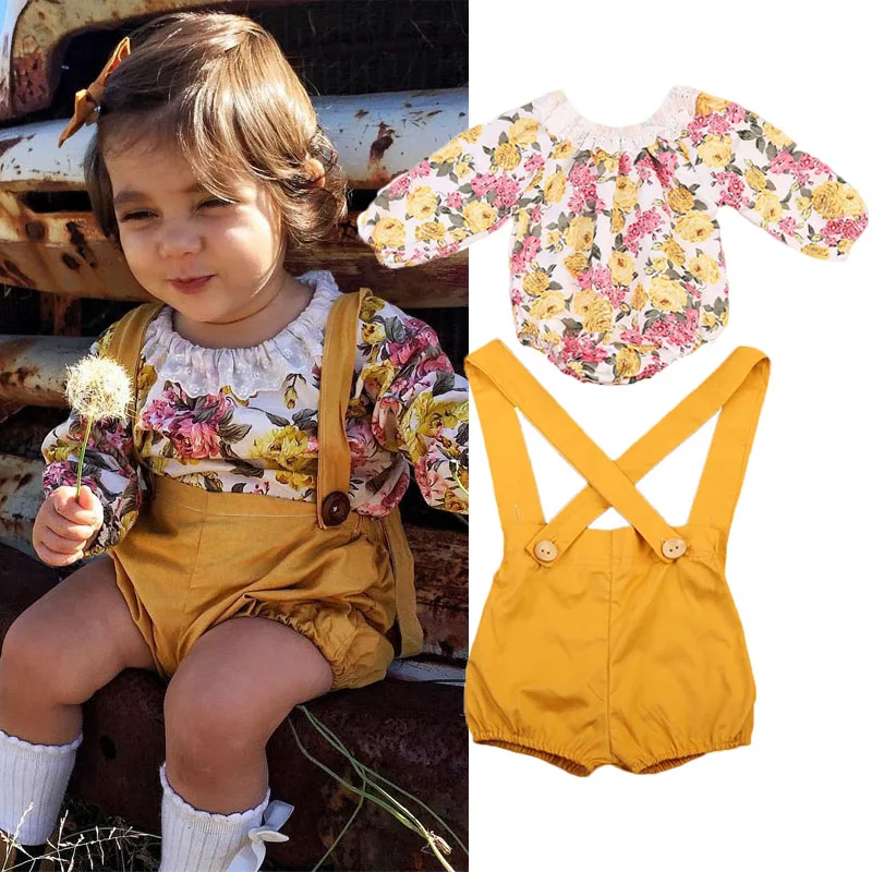 Babyinstar/ г. Новые хлопковые комплекты одежды для маленьких девочек Детская летняя модная одежда Комплекты из 2 предметов Топы+ верхняя одежда