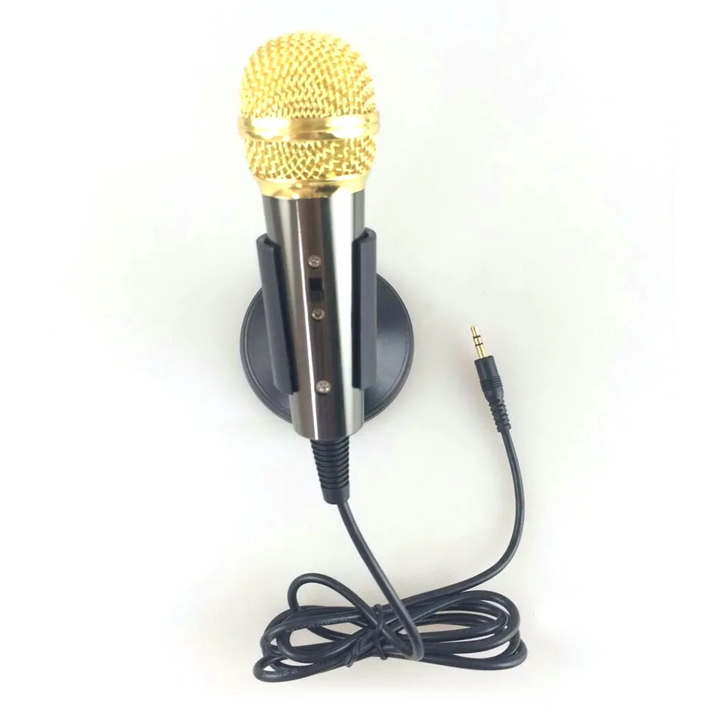 2016 Newest Portable 3.5mm Wired Mini Cell Phone Microphone Mini