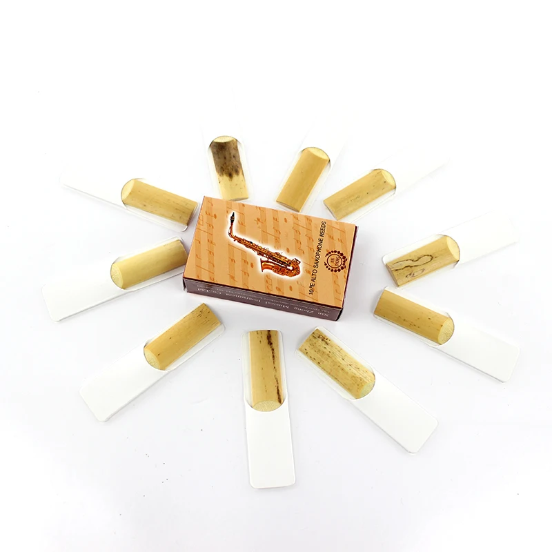

10 Pieces /1 Box Saxophone Reeds For Alto Tenor Saxophone And Clarinet High Quality Musical Instrument Accessories Free Shipping