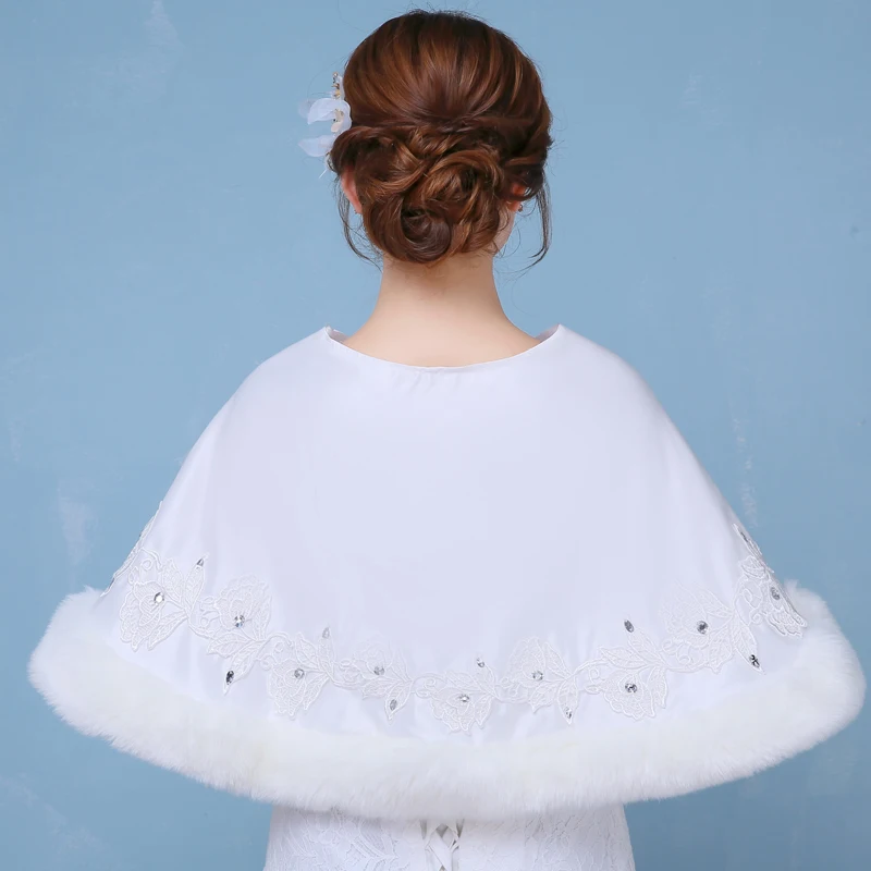 Белая Атласная Юбка 1 комплект женский элегантный стиль, для невесты, для свадьбы искусственная меховая накидка плечевой шарф женские зимние пальто теплая шаль