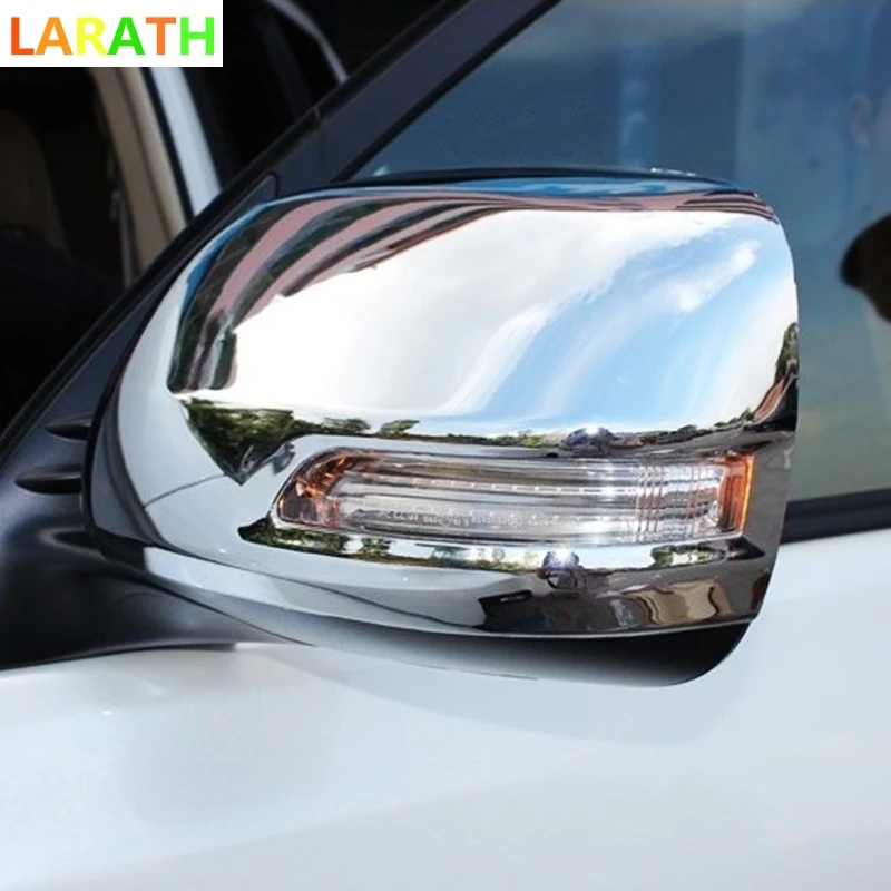 Новинка для Toyota Prado FJ150 FJ 150 2010 2011 2012 2013 2014 ABS хромированная крышка бокового зеркала