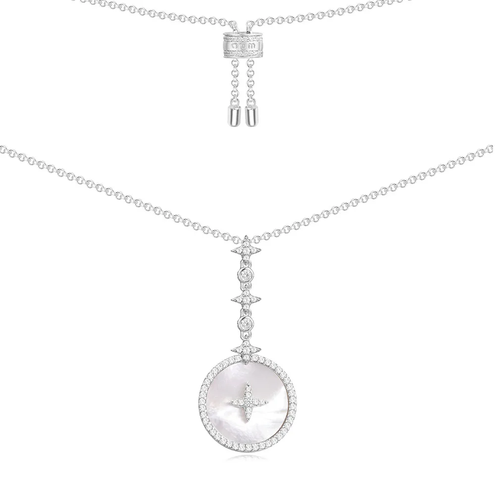 

service you Fashion 100% Sterling Silver APM Original 1:1 High Quality Fritillaria Necklaces Women Jewelry Free Mail