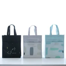 1 шт. 1369 A4 мешок документа офис Водонепроницаемый холщовый мешок Портативный сумки обучение дополнительных посылка Студент Книга сумка