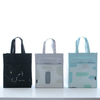 

1pcs 1369 A4 Document Bag Office Waterproof canvas bag Portable Bags Tuition supplementary package Student Book bag