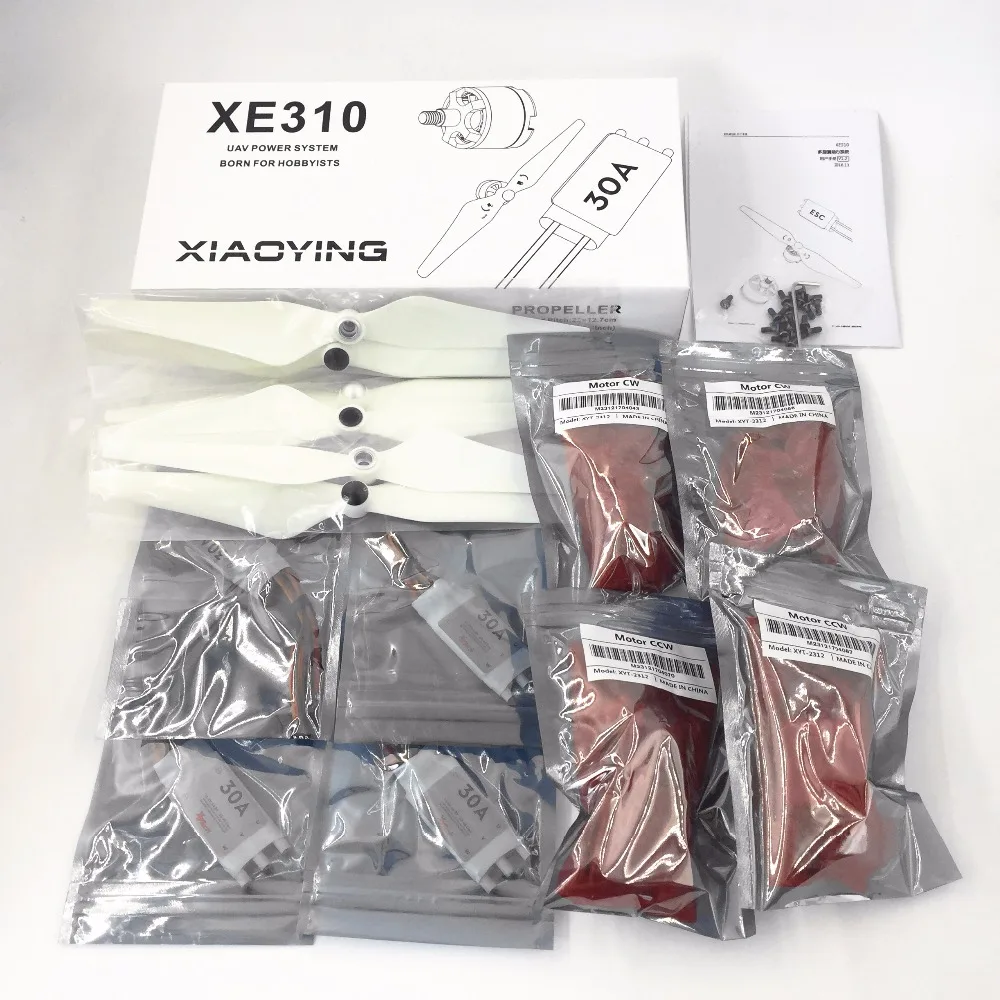 

XE310 power suit w/ 4x 2312 Motors + 4x 30A OPTO ESC + 6x 9040 Propeller for DJI QAV250 Quadcopter FPV drone