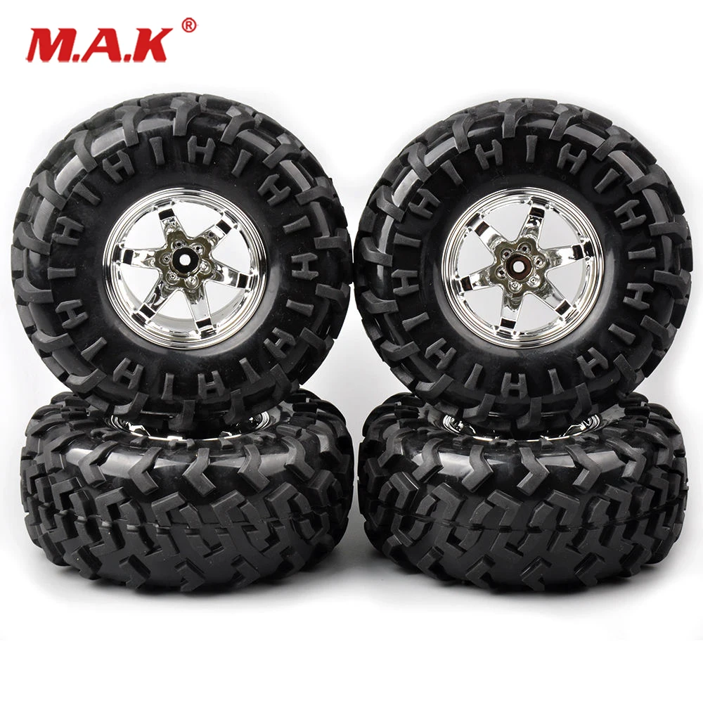 

4pcs/set 1/8 Wheels Tires& Rims 17mm Hex Diameter 139mm For 1:8 RC Model Bigfoot On-Road Car