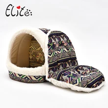 Дом для домашних животных складная мягкая теплая леопардовая печать пещера кошка кровать милый Питомник Гнездо собака шерстяная палатка кровати для больших собак