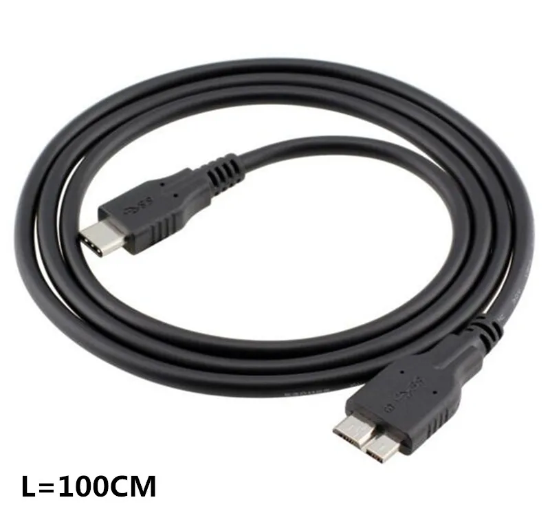 USB 3,1 type-C к USB 3,0 Micro B кабельный разъем для HDD внешний жесткий диск смартфон мобильный телефон MacBook(Pro) PC 30 см 100 см