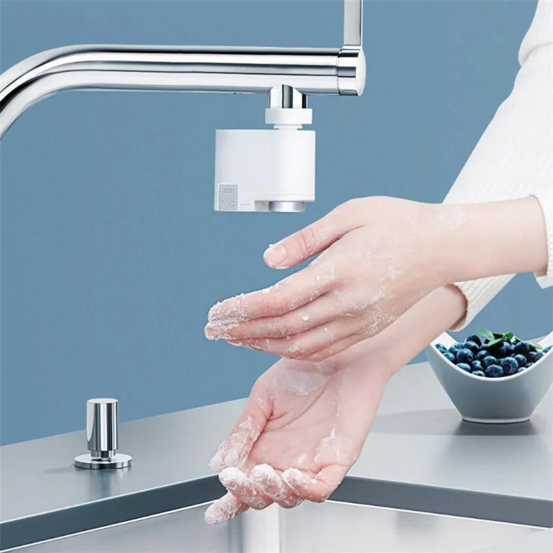 Xiaomi умный сенсорный кран с инфракрасным датчиком, автоматический водопроводный кран с защитой от перелива, индуктивный кран для кухни и ванной
