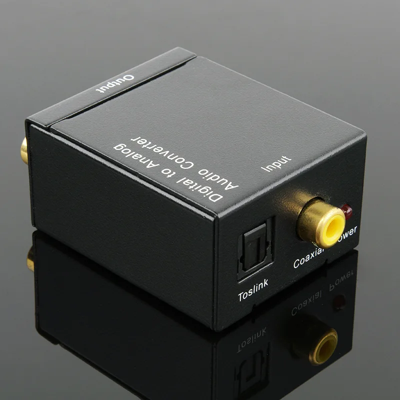 Digital Fiber Coaxial to Analog L R Audio Converter Digital to Analog Audio Converter Cable