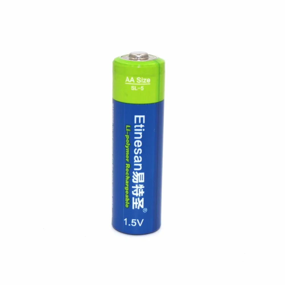 Литий полимерная аккумуляторная батарея Etinesan 3000mWh AA 2 шт./лот|rechargeable battery|battery abattery