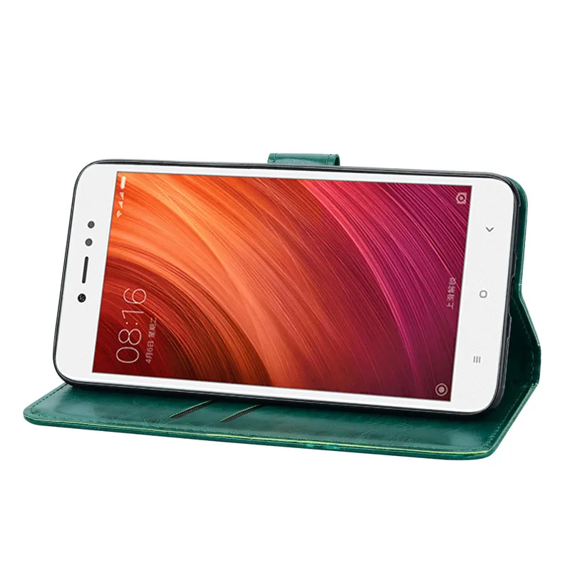 Чехол для Xiaomi Redmi Note 5A мягкий кожаный бумажник из ТПУ чехол книжка Prime бампер