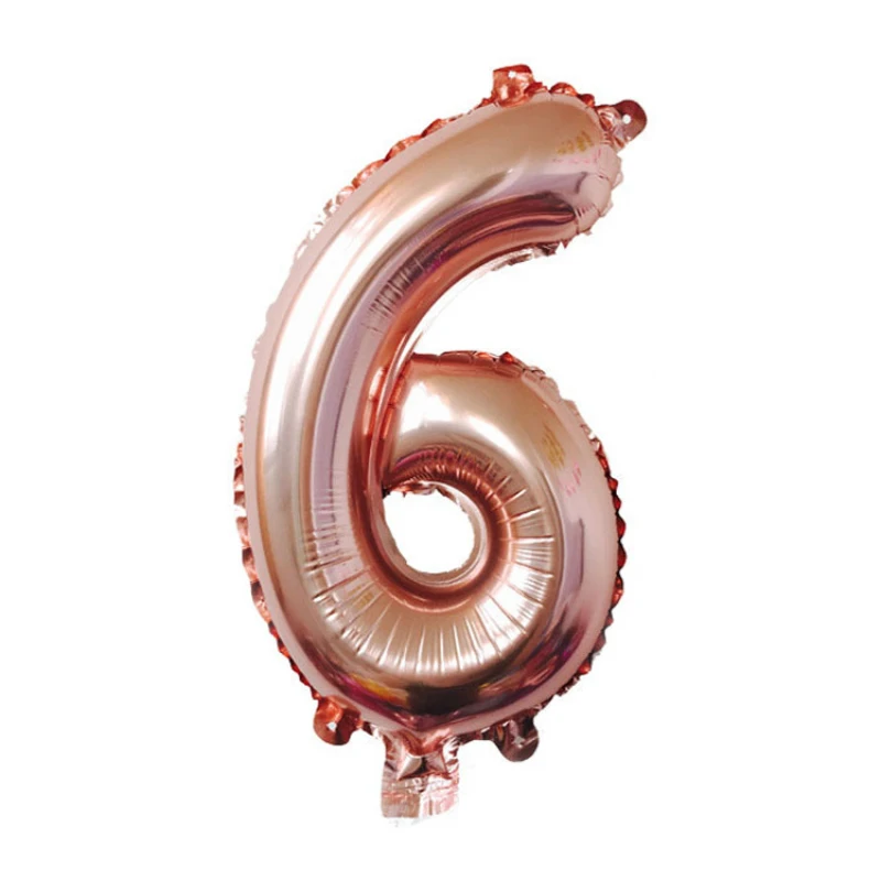 3" 40" Гигантские Воздушные шары из фольги в виде цифр, букв, воздушные гелиевые, для дня рождения, вечерние, для свадебной вечеринки, украшения для маленьких мальчиков и девочек - Цвет: rose gold 6