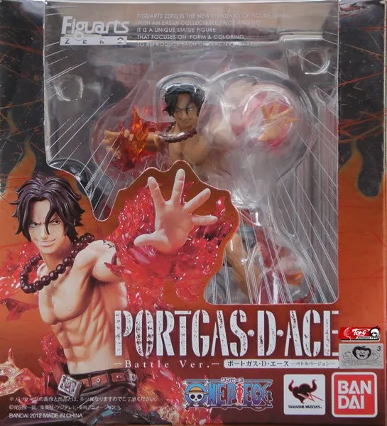 100% Оригинальные BANDAI Tamashii Наций Figuarts нулевой Коллекция Рисунок Portgas D. ace-Битва Ver. -от "ONE PIECE"